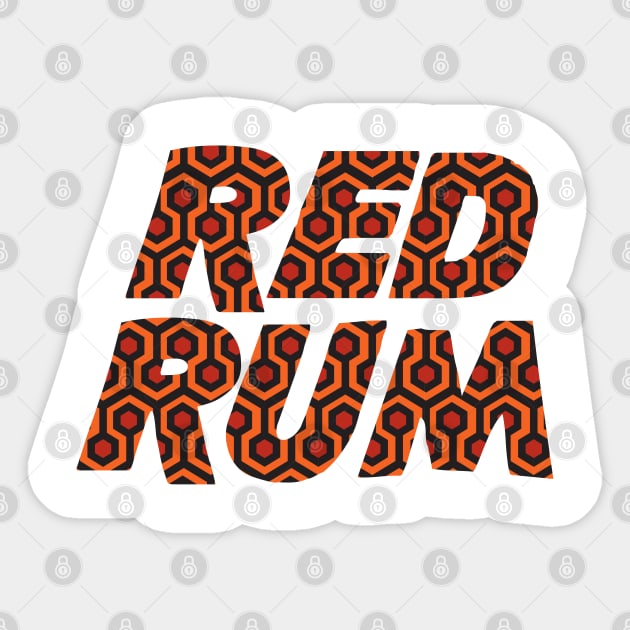 REDRUM- The Shining Sticker by ölümprints